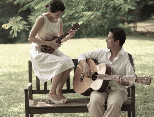 Ukulele And Guitar Duo